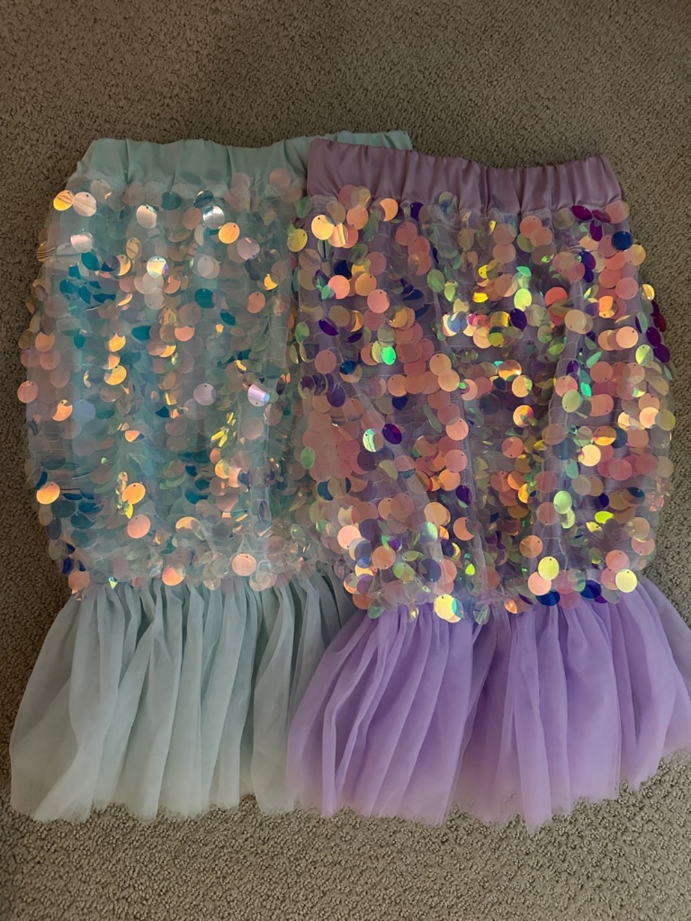 Mermaid Skirt Girls Set